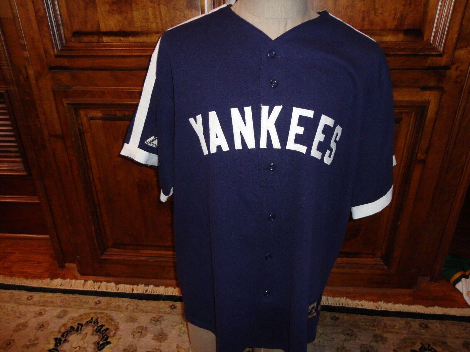 Majestic Yankees フルジップジャケット Lサイズ ネイビー Majestic Yankees - Etsy