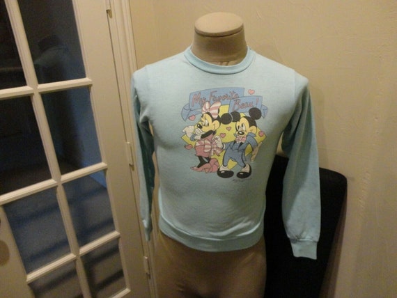 Vtg 80's Rainbow Mickey Minnie Mouse My Favorite … - image 4
