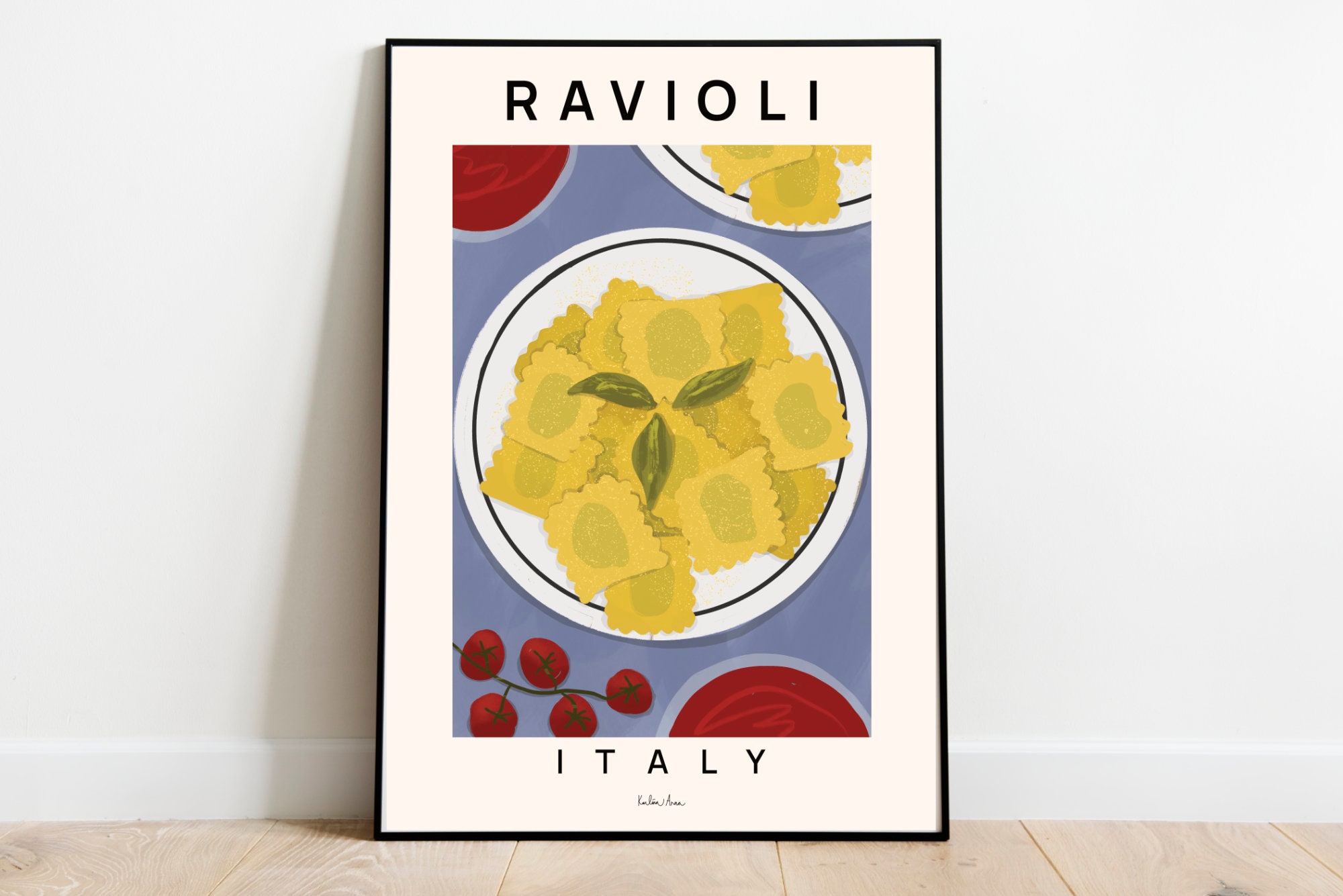 Made in Italy - Stampo per 6 Ravioli in legno naturale di faggio con  disegni a FIORI - utensile da cucina per pasta fresca