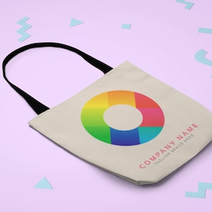 Custom Tote Bag, Full Color Graphic, Wedding Tote Bags, Birthday Bags, Welcome Bags, Personalized Business bag, Custom shopping bag