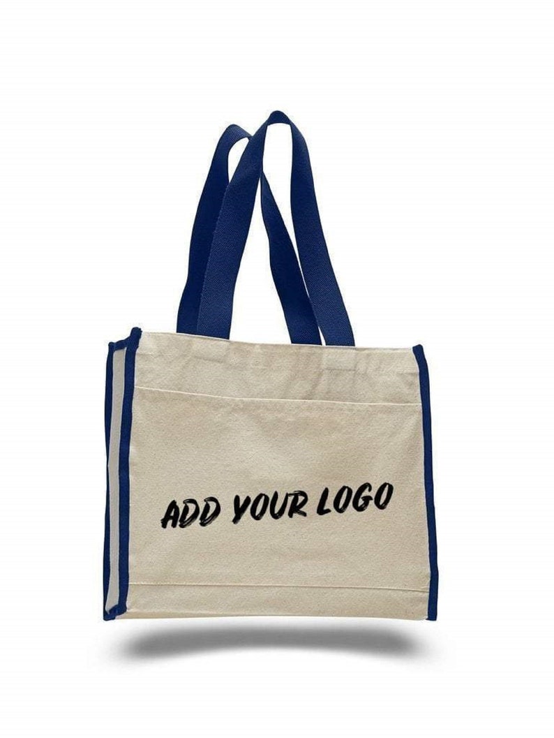 Custom Tote Bag With Logo Personalized Totes Birthday Bags - Etsy