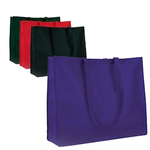 Bolso tote promocional de gran tamaño no tejido, Bolsos tote de lona, Bolsos tote, Bolsos tote reutilizables, Bolsos tote ecológicos, Bolsos tote en blanco