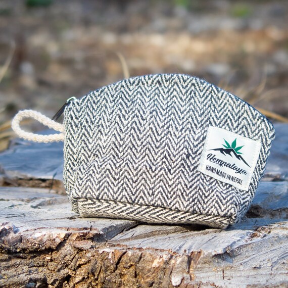 Nepali Thaily coin purse, cm, made by Hemp, Bags Leather And Cotton, Bags  Hemp