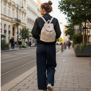 Punty Hemp Backpack small, vegan, ecological, natural, robust