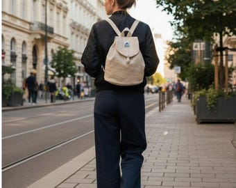 Punty Hemp Backpack small, vegan, ecological, natural, robust