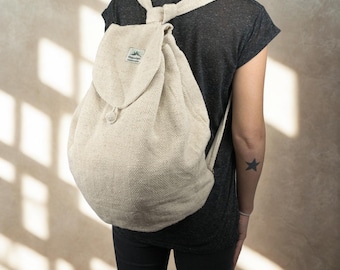 Punty Hemp Backpack big, vegan, ecological, robust