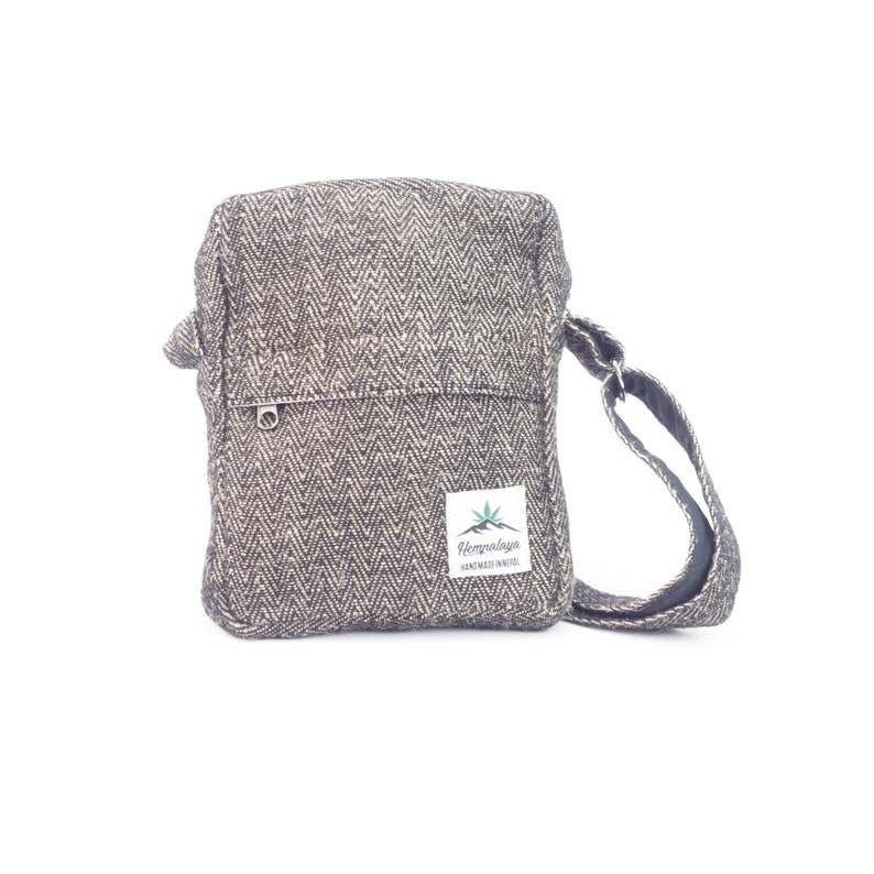 Hemp Shoulder bag Crossbody bag small unisex recycelt Etsy