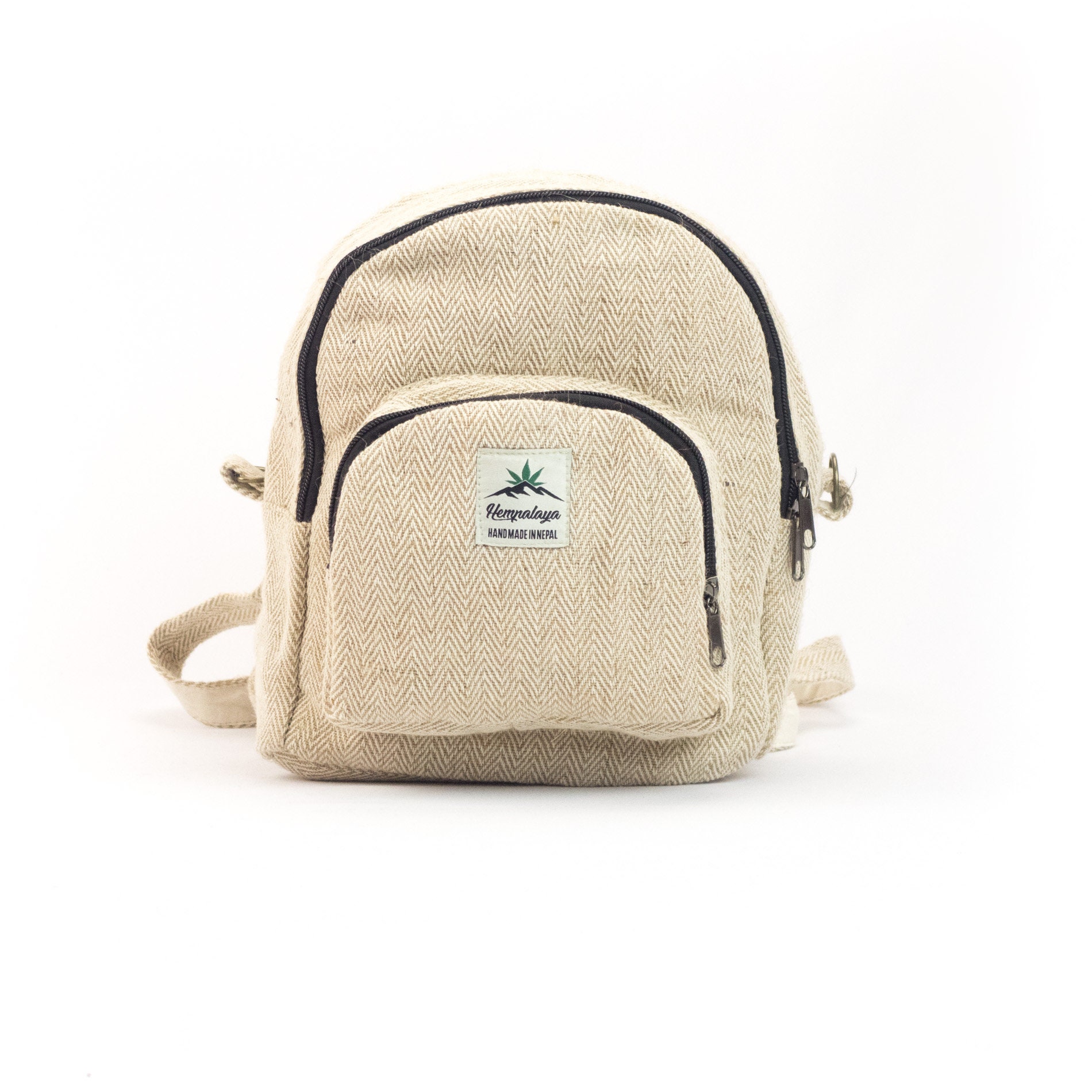 Hemp bag 2 in 1, shoulder bag and backpack in one, mini backpack, eco