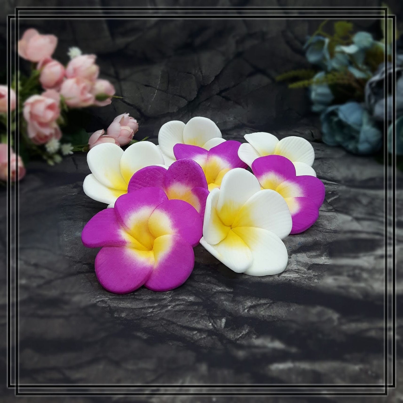 Hawaii flowers from fondant sugar flower fondant flowers for Etsy