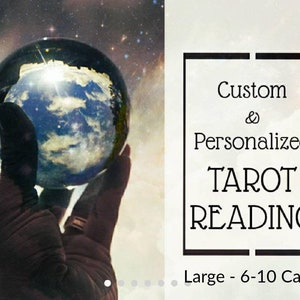 GRANDE Lettura dei Tarocchi Personalizzati - 6-10 Carte - qualsiasi domanda, qualsiasi diffusione - chiedi di amore/carriera/amicizia/doppia fiamma/crescita spirituale e altro ancora!