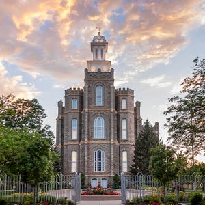 Logan Temple at Sunset Digital Download