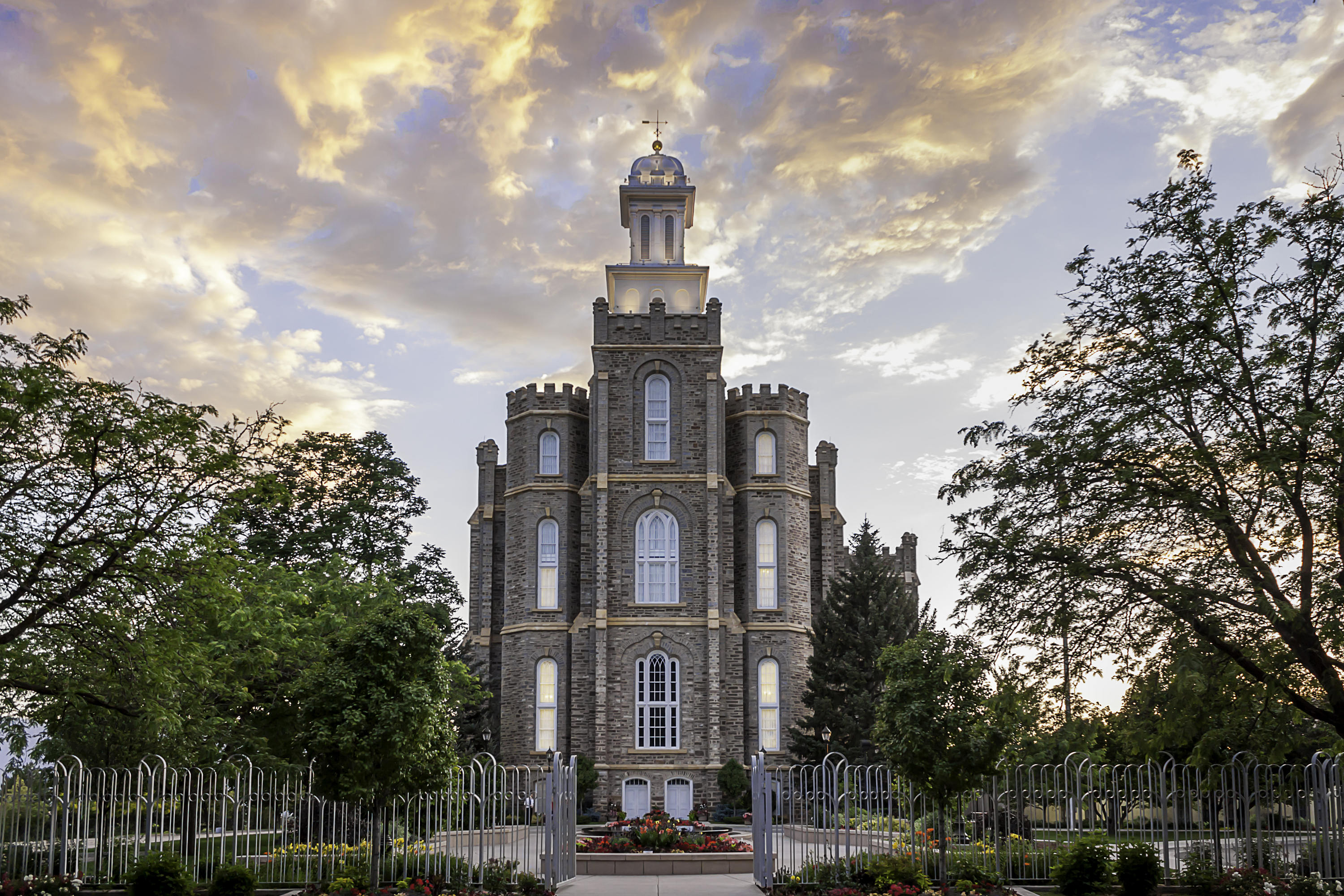 Logan Temple at Sunset Digital Download - Etsy