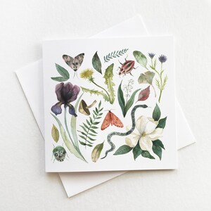 Carte de correspondance Trésors de jardin