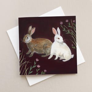 Rabbits Note Card