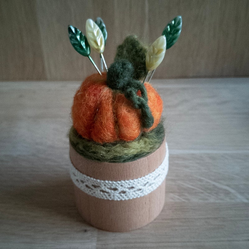 Pumpkin Pincushion Etsy