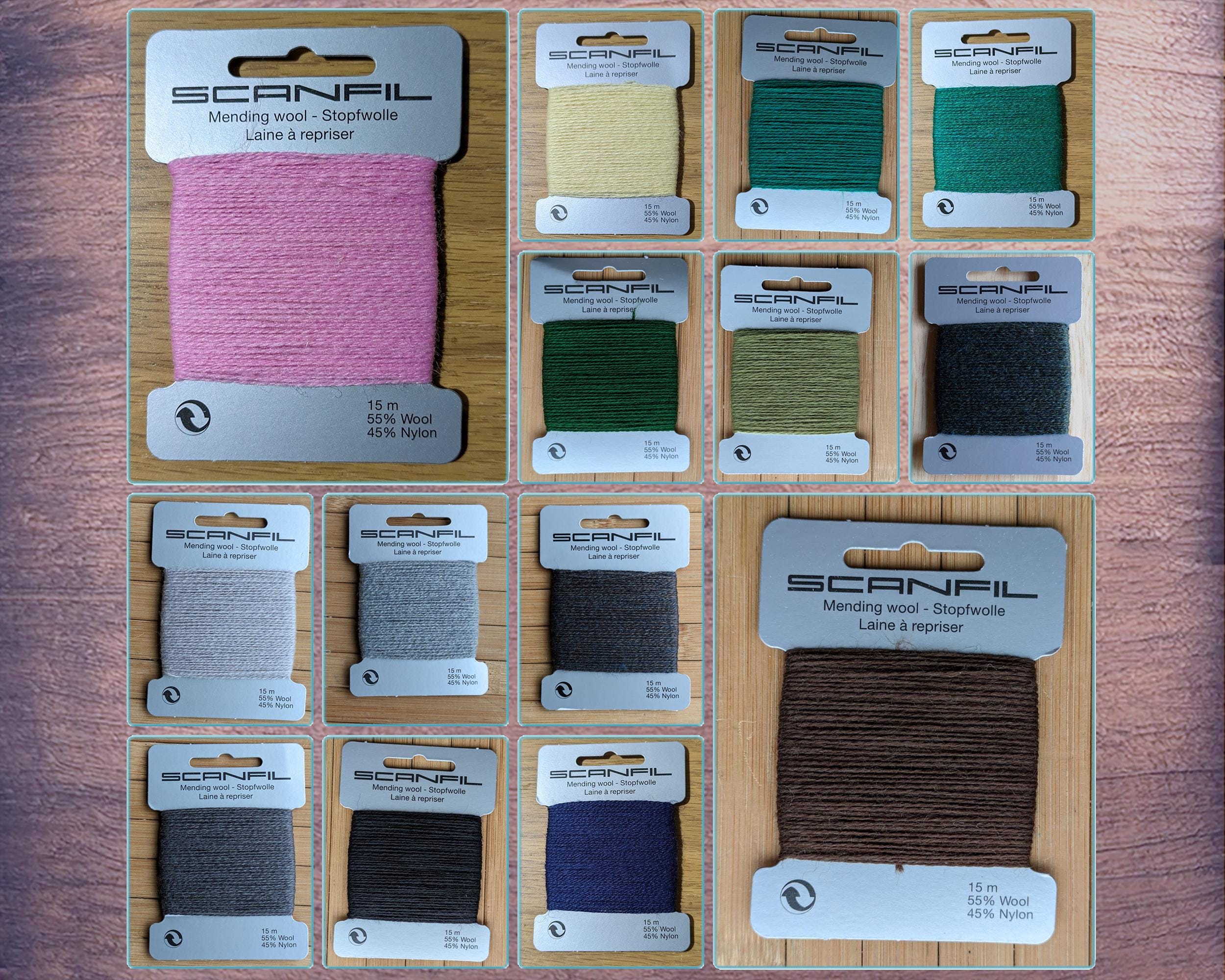 Scanfil Mending Wool for Darning: 15m Scanfil Mending Wool for Darning: 15m