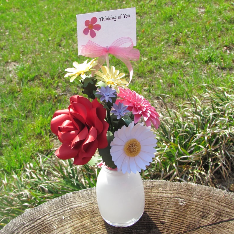 Nurses Week Cheerful Paper Flower Arrangement Etsy