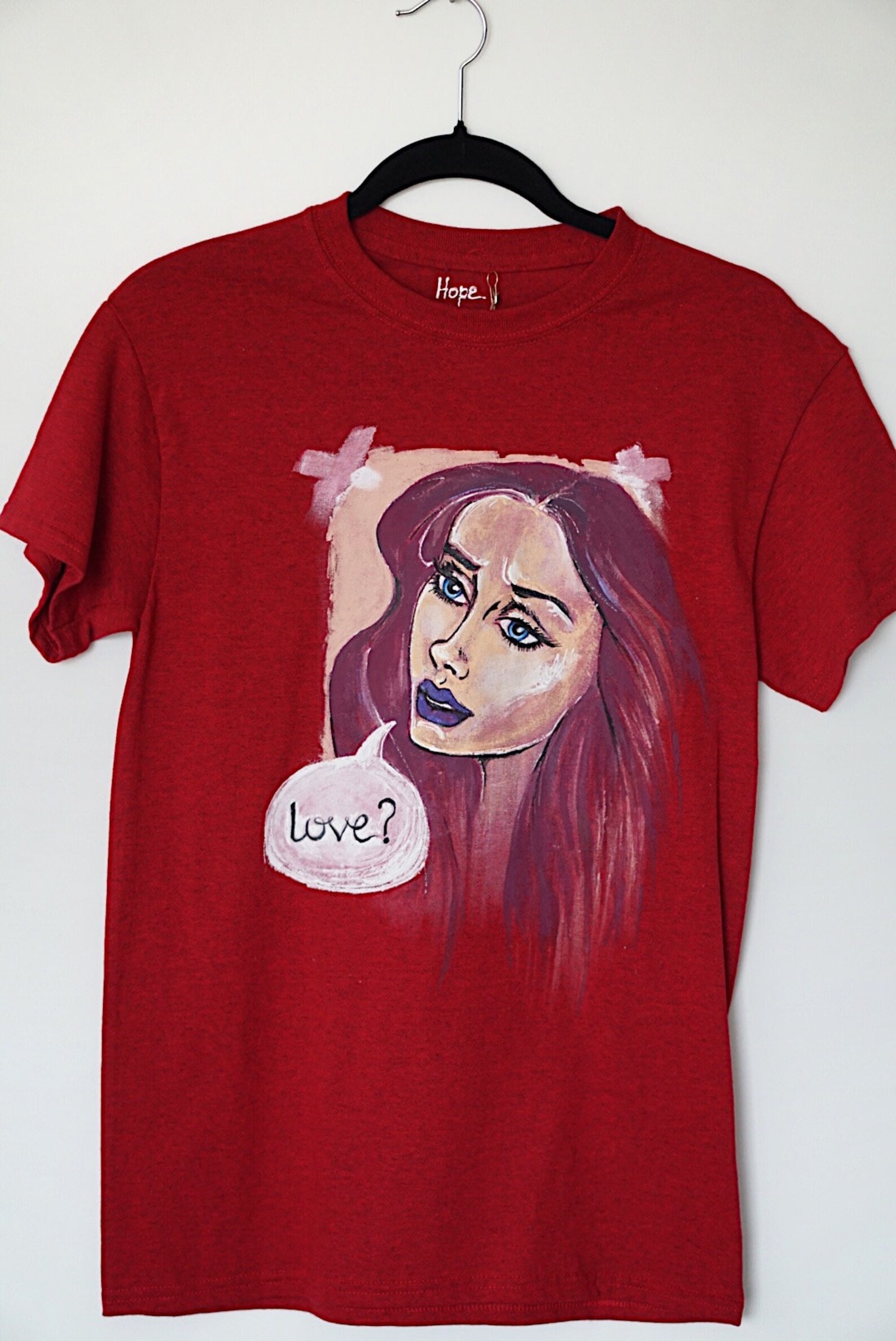POP Art Tshirt / Handpainted Tshirt/ Pop Art/ Custom Tshirt