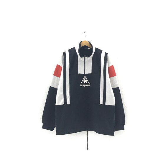 Vintage 90's Le Coq Sportif Colour Block Track Top