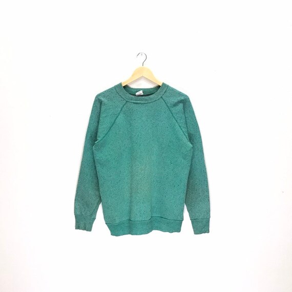 plain green jumper