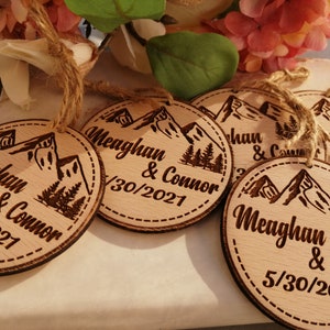 100 pcs Wood Favors, Wedding Favors for Guests, Personalized proposal, Baby shower favor, Anniversary Party Favor, gastgeschenk hochzeit image 10