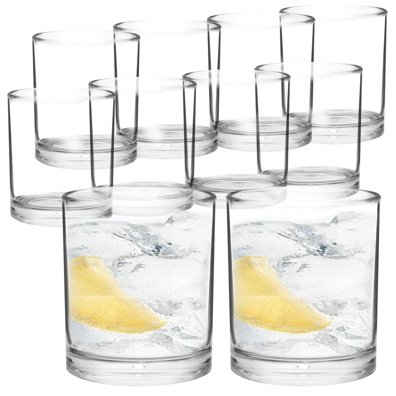 Youngever 8 Pcs Plastic Drinking Tumblers Plastic Glasses Etsy