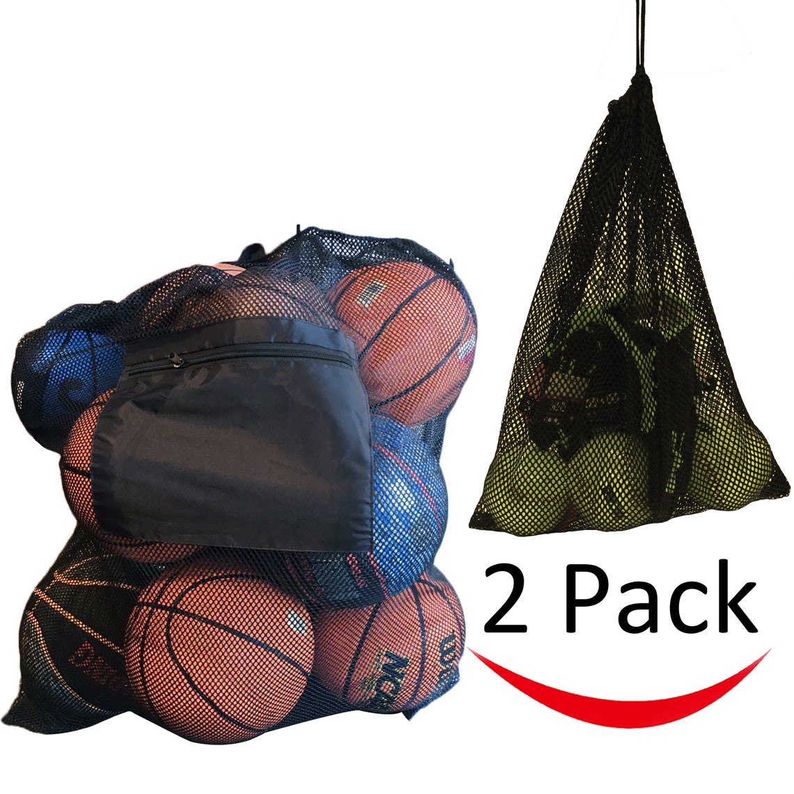 2 Pack Mesh Ball Bag Heavy Duty and Extra Thick Drawstring 29 Etsy