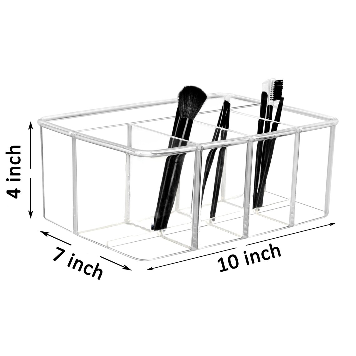 Youngever Large Clear Plastic Organizer Makeup Organizer Etsy