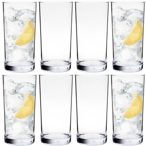Unbreakable Glasses Reusable Plastic Cups Set of 8 Youngever 16 Ounce Shatterproof Premium Quality Plastic Water Tumbler Plastic glasses Plastic Tumblers Unbreakable Glasses Reusable Plastic Cups Set of 8 Youngever 16 Ounce Shatterproof Premium Quality Plastic Water Tumbler Plastic glasses Plastic Tumblers