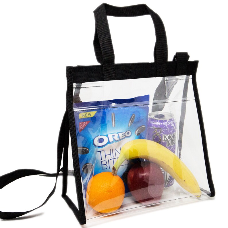 Youngever Deluxe Clear Lunch Bag Stadium Approved Clear Bag Etsy
