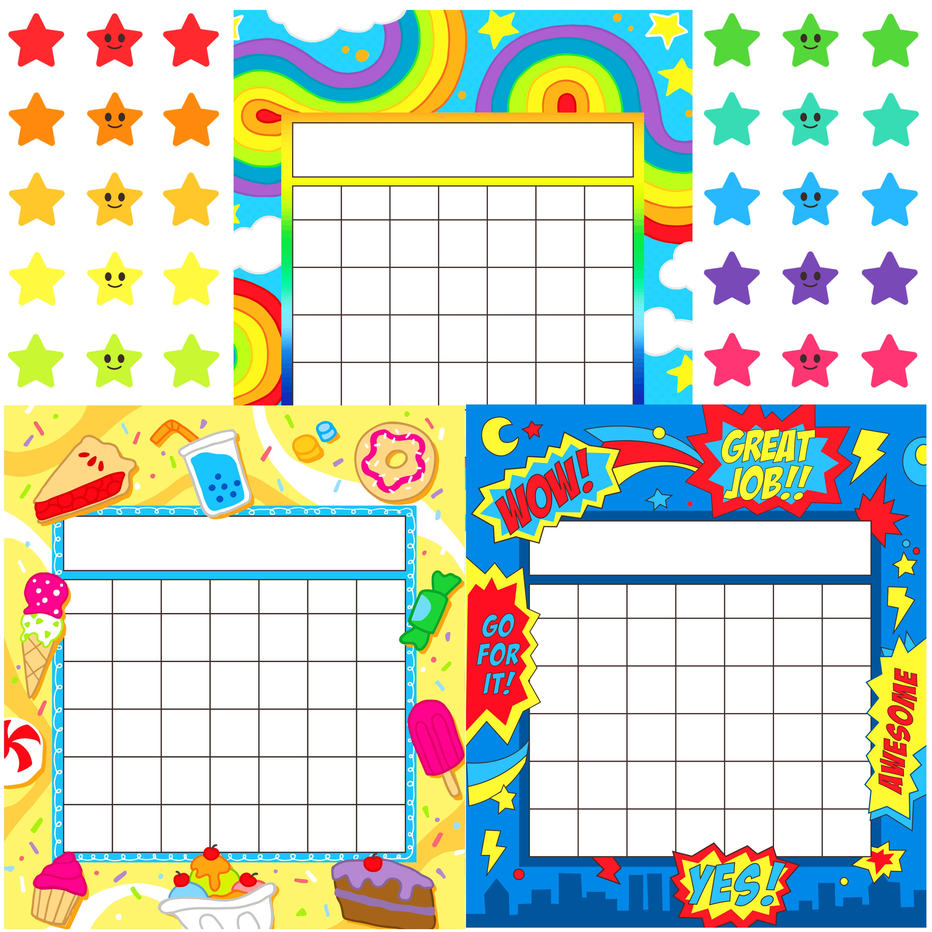 Youngever 81 Pack Classroom Incentive Chart en 3 Diseños con | Etsy