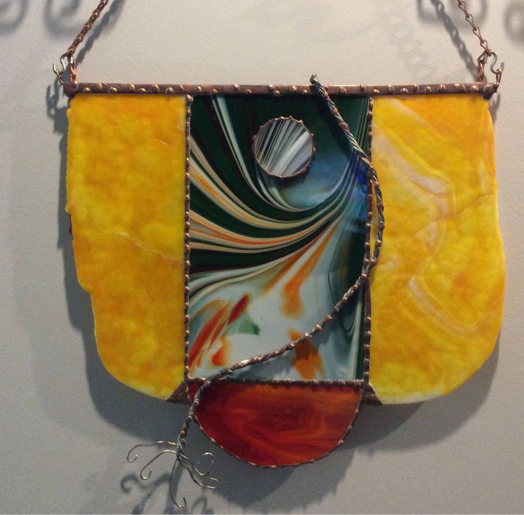 Stained Glass Wall Art Etsy