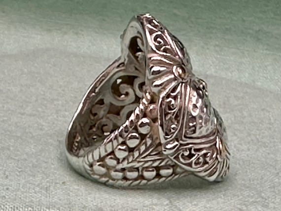 Sarda 18k Yellow Gold Accented Sterling Silver La… - image 5