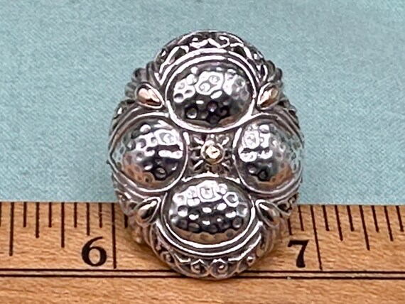 Sarda 18k Yellow Gold Accented Sterling Silver La… - image 8