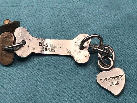 Sandy Comstock Dog Lover Bracelet Sterling Silver… - image 3