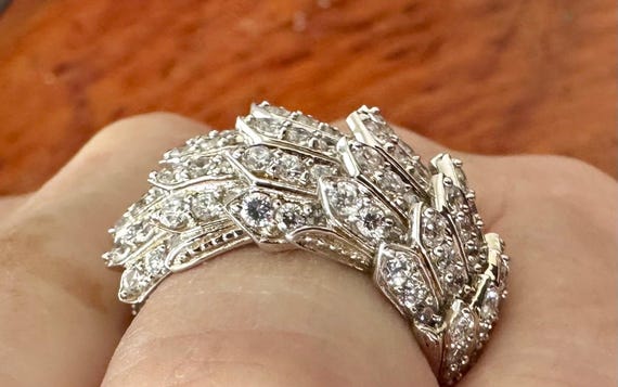 Sonia B Dragon Scale Statement Ring Sterling Silv… - image 7