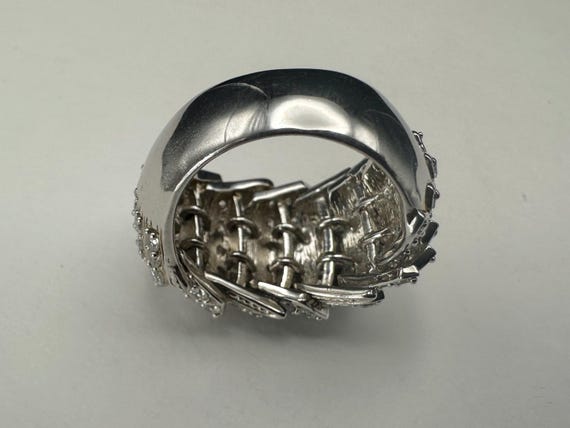 Sonia B Dragon Scale Statement Ring Sterling Silv… - image 2