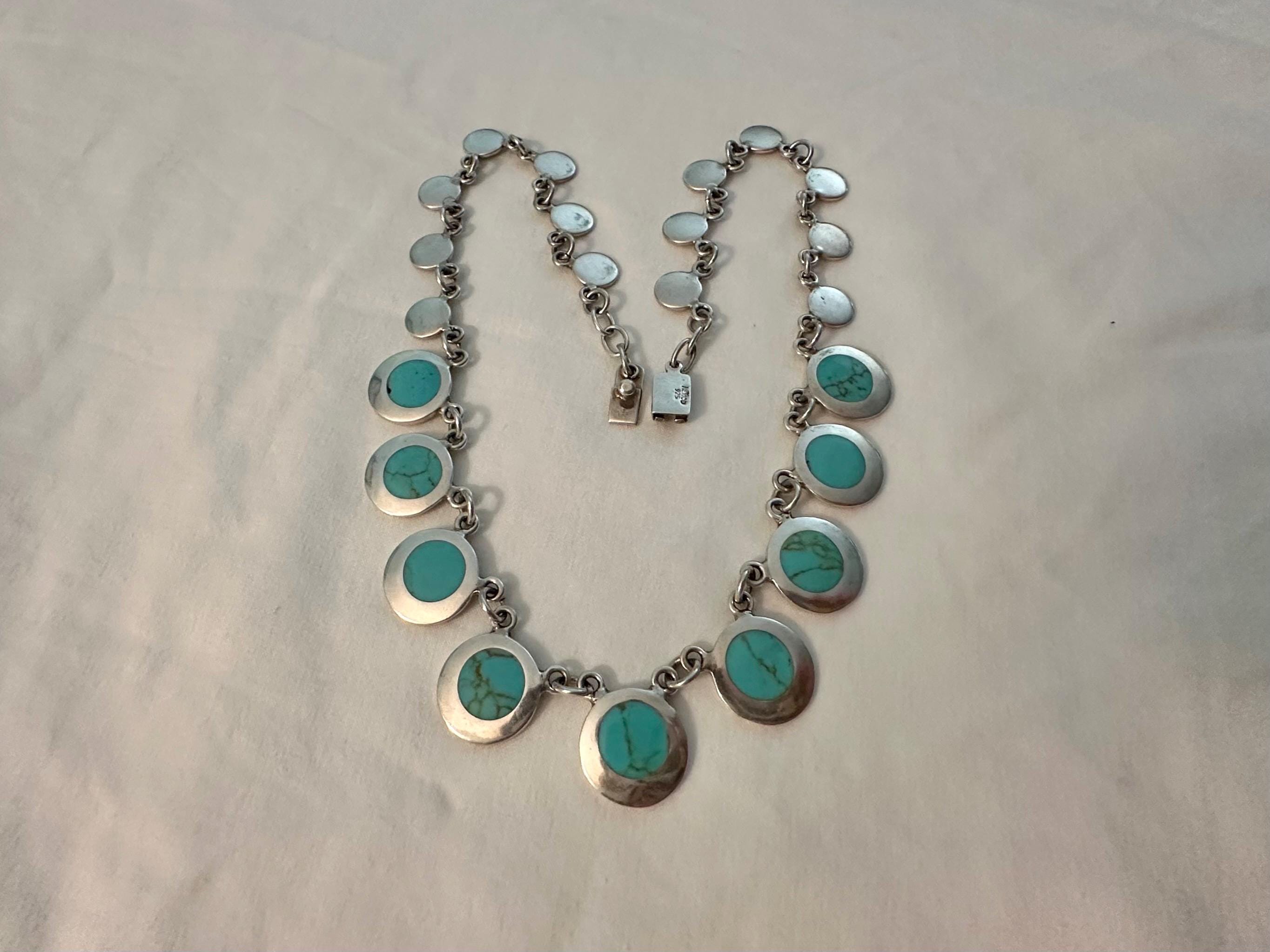 Authentic Vintage Turquoise Necklaces - Etsy