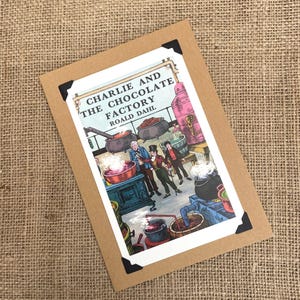 Handmade Birthday - Greeting Card - Charlie And The Chocolate Factory - Roald Dahl