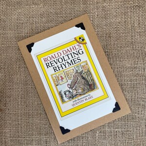 Handmade Birthday - Greeting Card - Revolting Rhymes - Roald Dahl