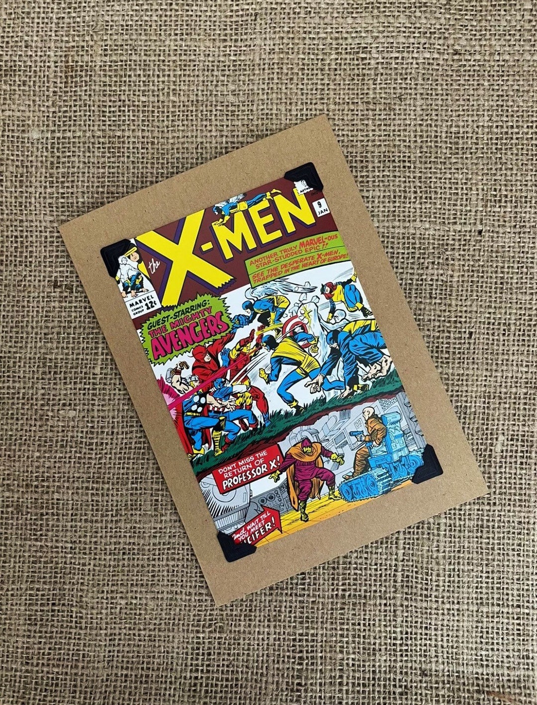 Personalised Marvel Characters Birthday Card