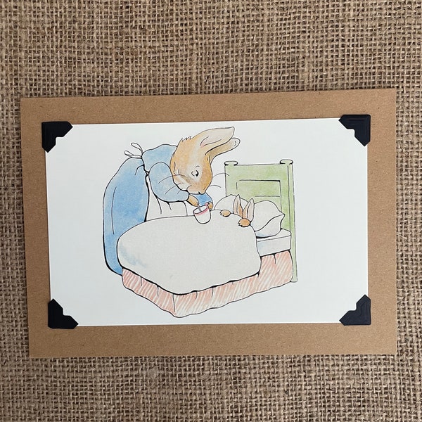 Handmade Get Well Card - Beatrix Potter - The Tale Of Peter Rabbit