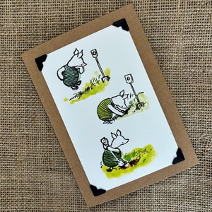 Anniversaire fait main - Carte de vœux - Winnie l'ourson