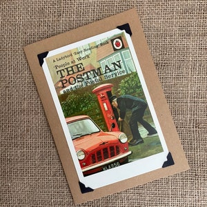 Biglietto d'auguri fatto a mano - Una cartolina con copertina a forma di coccinella - IL POSTINO