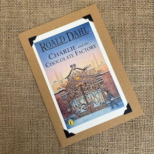 Handmade Birthday - Greeting Card - Roald Dahl.  Charlie And The Chocolate Factory