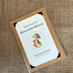 Biglietto di auguri di compleanno fatto a mano - Beatrix Potter. Il racconto di Benjamin Bunny