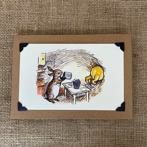 Cumpleaños hecho a mano de Winnie the Pooh - Tarjeta de felicitación