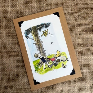 Cumpleaños hecho a mano de Winnie the Pooh - Tarjeta de felicitación