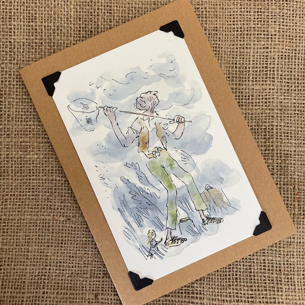 Handmade Birthday - Greeting Card - The BFG - Roald Dahl