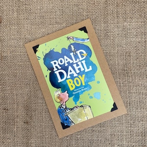 Anniversaire fait main - Carte de vœux - Garçon - Roald Dahl